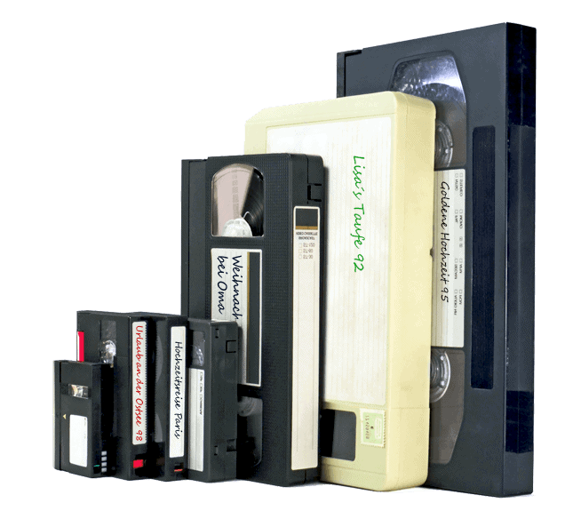Transfert numérisation cassettes VHS, VHS-C, S-VHSc, 8mm, Hi8, D8, Mini-DV,  Super 8 - Avenir Informatique Lucon