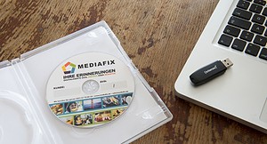 Digitalisierte Fotos auf USB-Stick oder DVD speichern