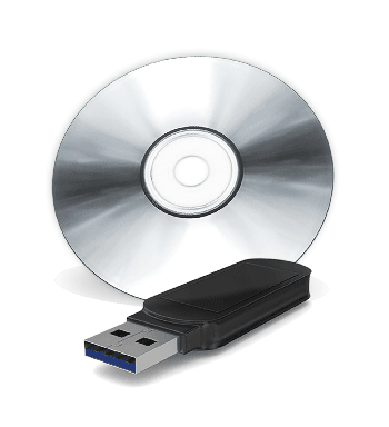 MEDIAFIX-Speichermedien USB-Stick und DVD